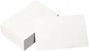 Pack of 100 A6 Kraft Paper Cards White, 14.5 x 9.5 cm Index Cards A6 Blank, 350 g/m² Postcards Blank Index Cards Set for Self-Design, Craft Cardboard for Printing, DIY, Greeting Cards, Invitations