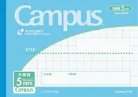 在飛比找誠品線上優惠-KOKUYO Campus橫向筆記本/ B6/ 方格/ 藍