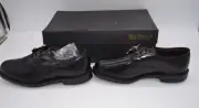 Rare Mens ALLEN EDMONDS haskell black gator print golf shoes Sz 9.5 D 1711 NIB