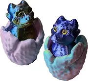 ClicKeys Hatchling Dragon Fidgets (Set of 2) - Collectible Dragon Egg Hatching Clickers, Random Dragony Colours, Portable Sensory Fidgets