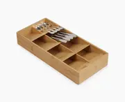 Large Bamboo Tiered Cutlery Drawer Organiser | Joseph Joseph AU