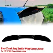 1x Gloss Black Rear Trunk Spoiler Lip For VW UP SEAT Mii Skoda Citigo 2011-2024