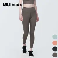 在飛比找PChome24h購物優惠-女速乾聚酯纖維緊身褲【MUJI 無印良品】