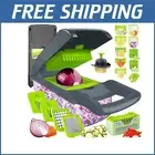 Compact 20-in-1 Mandoline Slicer, Spiralizer & Vegetable Chopper for Quick Prep