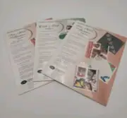 Creative Memories Templates Set of Star Heart Geometric Circle And Oval New