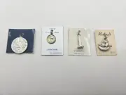 4x New With Tags NOS Vintage charm lot of sterling TRINKET charms FOR BRACELET