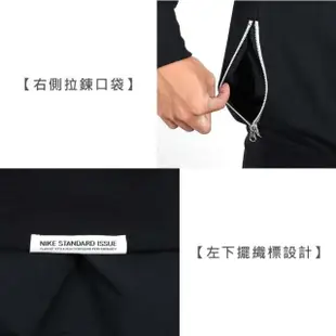 【NIKE 耐吉】男長袖圓領T恤-DRI-FIT 大學T 慢跑 上衣 黑白(DQ5821-010)