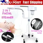 2in1 Facial Steamer & Magnifying Lamp Beauty Machine Face Spa Magnifier Stand AU