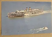 Vintage Unused Postcard ALEXANDER HAMILTON Hudson River Day Lines J31