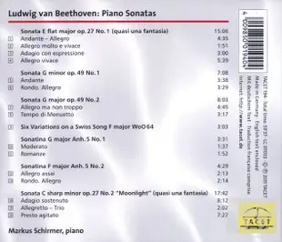 Piano Sonatas op. 27 No. 1 & 2