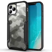 ZUSLAB iPhone 12 Mini 5.4" Case Armor Shield Anti Slip Protective Hard Back Cover for Apple - Camo Black
