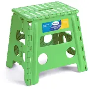 Korpai 13" Folding Step Stool for Adults and Kids Holds Up to 300 lbs ,Non-Slip