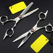 Hair Clippers, Hairdressing Scissors Professional Hair Cutting Tools Scissors Haircutting Set, Thinning Scissors Set Home Haircut, 5.5 Inch Set