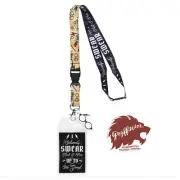 Harry Potter I Solemnly Swear Lanyard with Gryffindor Gadget Decal Sticker