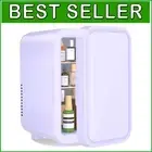 Versatile 6L Mini Fridge - Water-Resistant Cooler for Makeup, Food, and Drinks
