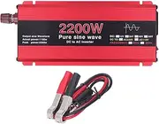 Gearwell Pure Sine Inverter, 2200W DC 12V to AC, Solar Power Converter for Vehicles, Wind Energy Inverter, Off Grid Power Inverter