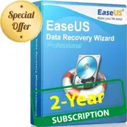 EaseUS DataRecovery Professional Version 17.0 2-Year Subscription