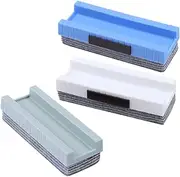 SHINEOFI Boys and Girls Blackboard Eraser 3 Pack School Erasers Felt Material Ergonomic Design Dustless for Chalkboard Cleaning