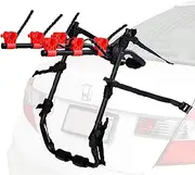 Venzo 3 Bike Rack for Car SUV Universal Carrier - Adjustable Arm Length to Fit More Types of Sedan, Hatchback, Small SUV - Bicycle Trunk Mount Rear Racks