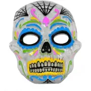Day of Dead Mask Sugar Skull Skeleton Fancy Dress Halloween Costume Accessory