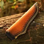 Handmade Leather knife sheath Fix Blade knife Belt Loop Sheath Belt Sheath EDC