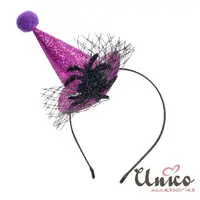 在飛比找momo購物網優惠-【UNICO】新款萬聖節變裝派對髮箍-蜘蛛造型(聖誕/髮飾)