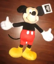 NEW ORIGINAL OUTFIT MICKEY MOUSE 20 INCH DISNEY STUFFED ANIMAL PLUSH HUGGABLE
