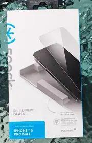 SPECK SHIELDVIEW GLASS/IPHONE 15 PRO MAX NEW RETAIL BOXED $29.99 FREE SHIPPING