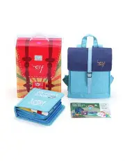 [Elf Cultural] My First Book 5 Kids Early Education Learning Gift in Sky Blue