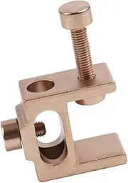 Deck Clamp Porch Rail Clamp Picnic BBQ Adjustable Hiking Torch Mounting Bracket Camping Outdoor Garden Grooming Pole Clamp, Pink