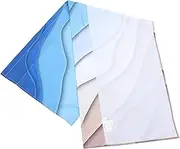 GETAJGHSD Color Gradient Short Window Curtain Valance Geometric Semi Transparent for Kitchen Bedroom Living Unique Rustic Home Decor