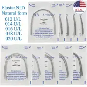 10 Pack Dental Orthodontic NiTi Arch Wire Natural Arco Alambre Ortodoncia Round