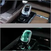 Modified Crystal Gear Lever Head Interior Accessories Supplies Crystal Handle Compatible with Volvo XC60 S90 XC90 V60 V90 S60 2023 UP(with White Light,2023 UP)