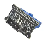 Vertical USB 3.1 Front Panel Socket Key-A Type-E to USB 3.0 20Pin Header Adapter