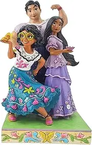 [Enesco] Disney Traditions Collection by Jim Shore Encanto The Madrigal Sisters Isabella, Luisa, Mirabel Figurine- Resin Hand Painted Crafted Collectible Disney Figurines Home Decor Statue, 8.5 Inch