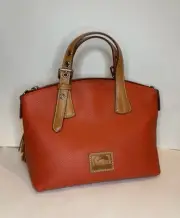 Dooney Bourke, Trina Satchel, Persimmon, Unused ,attachable Shoulder Strap