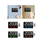 Digital Wall Clock Big Clock Wall Decor Temperature Humidity Diaplay Automatic