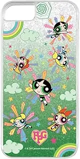 Ingrem iPhone SE3 Case Buttercup Powerpuff Girls iPhone SE 3rd Generation 2nd Generation SE2 Character Cute Cover Soft Hard Smartphone Cover Smartphone Case Buttercup Gradient Pattern