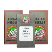 30 ORGAN #10BP 15X1 HAX1 FLAT SHANK HOME UNIVERSAL SEWING MACHINE NEEDLE 130/705