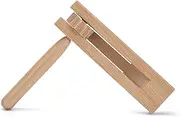 Traditional Matraca Toy - Wooden Spinning Rattle Ratchet Noise maker for Games, Parties and Sports