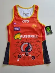 Hockeyroos 2025 Indigenous Jersey OTG player issue signed by 25 players