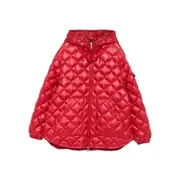[Moncler] Moncler Quilted Hooded Puffer Jacket 42 IT RED
