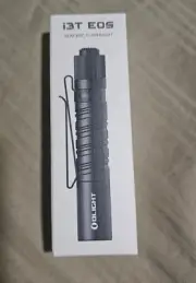 Olight I3T EOS Plaid EDC Slim Tail Switch Flashlight, 180 Lumens, AAA Battery