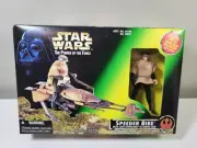 SEALED- STAR WARS SPEEDER BIKE WITH LUKE SKYWALKER IN ENDOR GEAR NIB