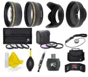 52mm Standard Accessory Kit for Nikon D5500 D5300 D5200 D3300 D3200 D3100 D3000