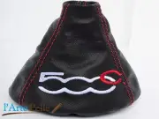 Fiat 500c Gear Stick Gaiter with Embroidery