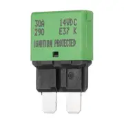 1 Pack 14V DC 30A Green ATC/ATO Automatic Mini Resettable Fuse for Car
