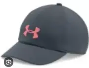 NWT Under Armour Women's UA Renegade Adj. Tennis/Golf Hat/Cap- C8 Gray