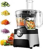 600W Commercial Food Dicer, 5000ml Electric Chopper w/5 Blades - Meat Grinder, Vegetable Slicer & Potato Dicer for Restaurant Kitchen