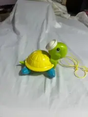 Fisher Price Pull Along Sailor Turtle Toy Vintage 1977